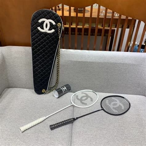 chanel racket badminton|chanel badminton racket set.